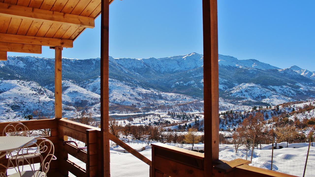 Vila Les Chalets De Lozzi Calacuccia Exteriér fotografie